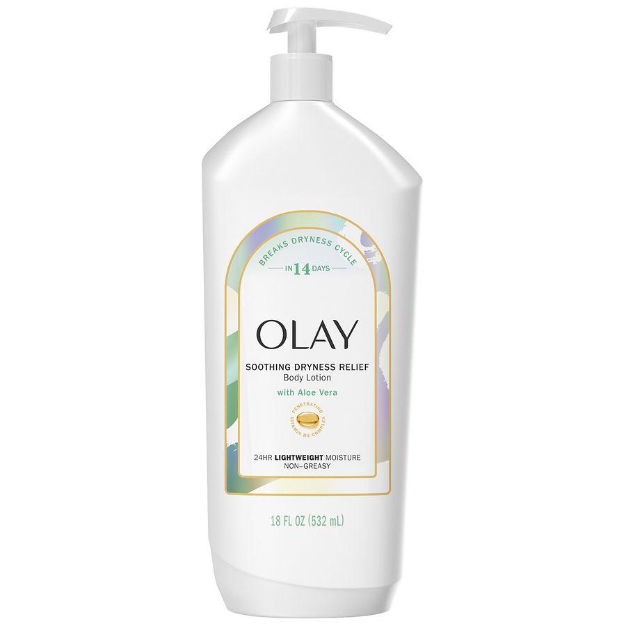 Olay Hand & Body Lotion Soothing Dryness Relief with Aloe Vera