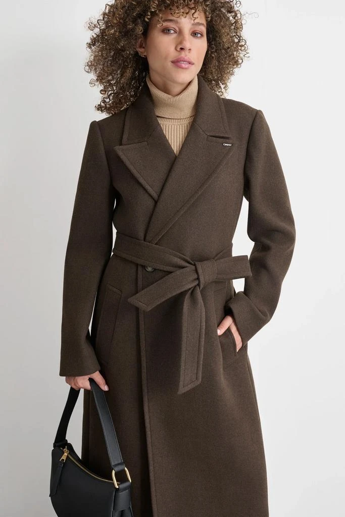 DKNY WOOL WRAP COAT 3