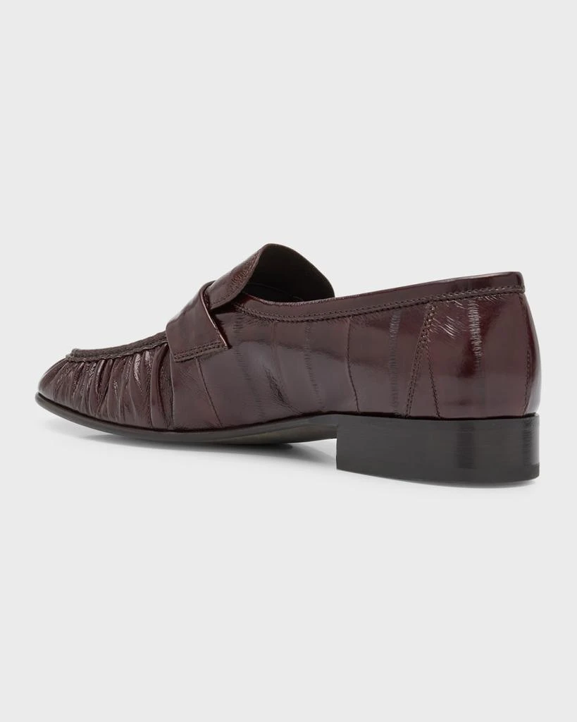 The Row Soft Leather Flat Loafers 4