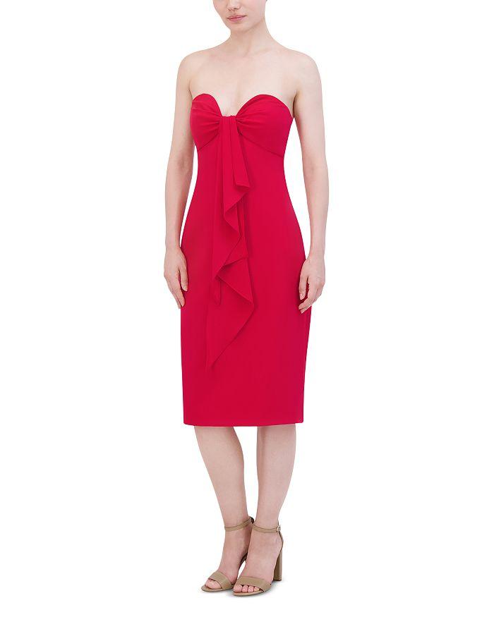 BCBGMAXAZRIA Velvet Bustier Strapless Dress - Tops - Free