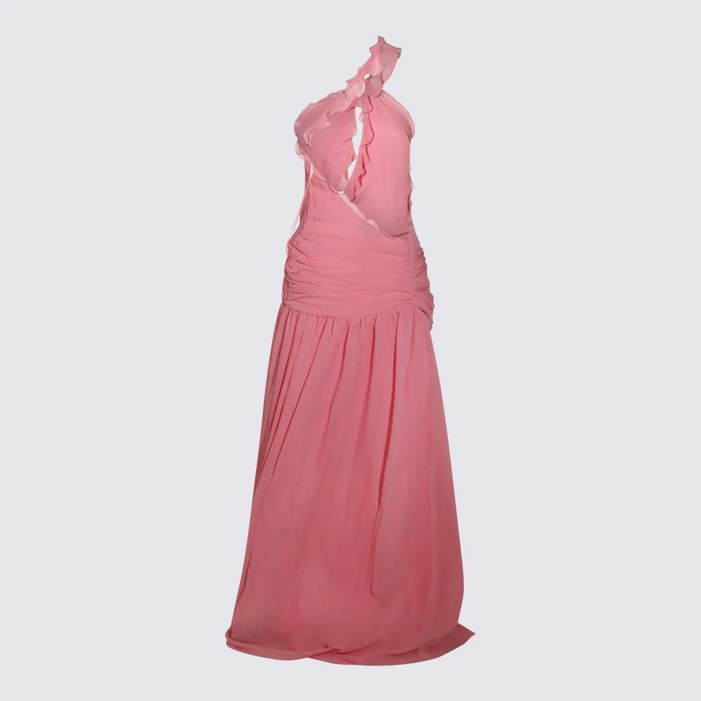 BLUMARINE Blumarine Pink Silk Dress 2