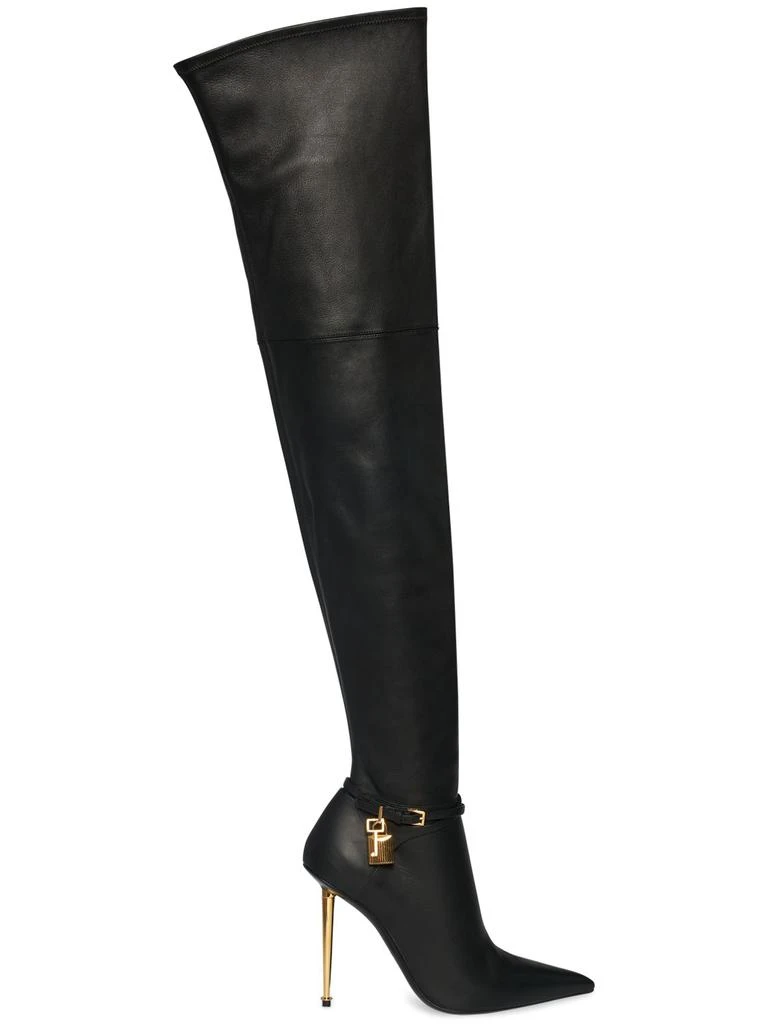 Tom Ford 105mm Padlock Leather Over-the-knee Boot 1