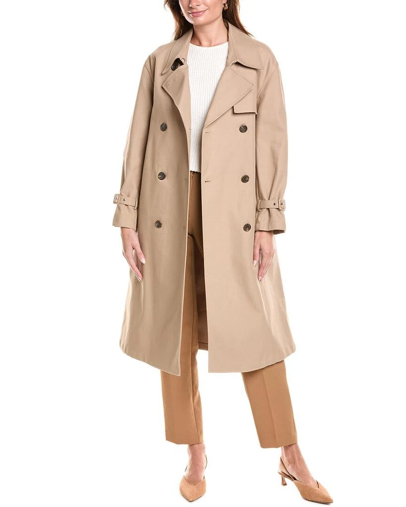 Theory Double-Breasted Trench Coat 1