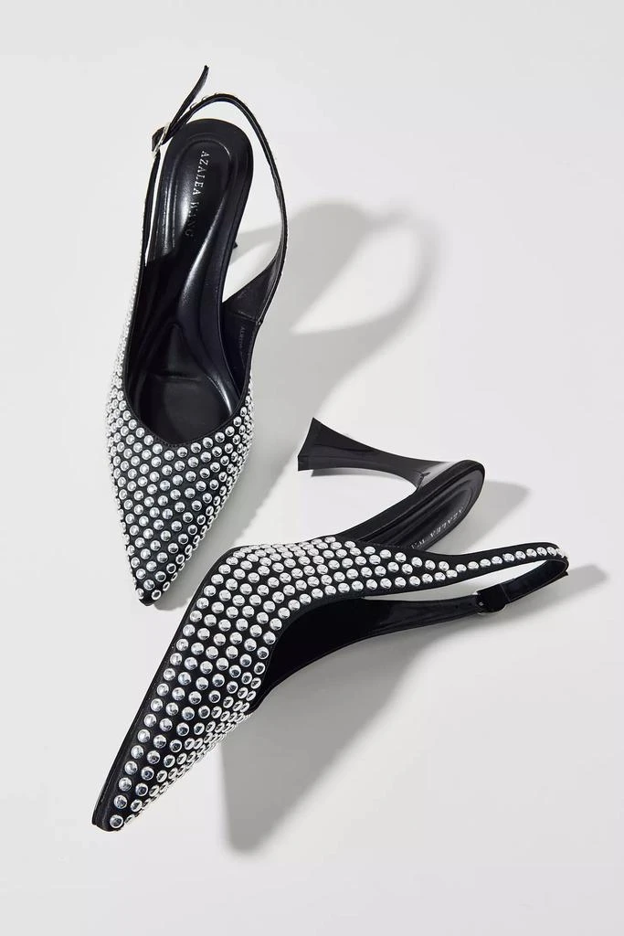 Azalea Wang Azalea Wang Almida Studded Slingback Heel 1
