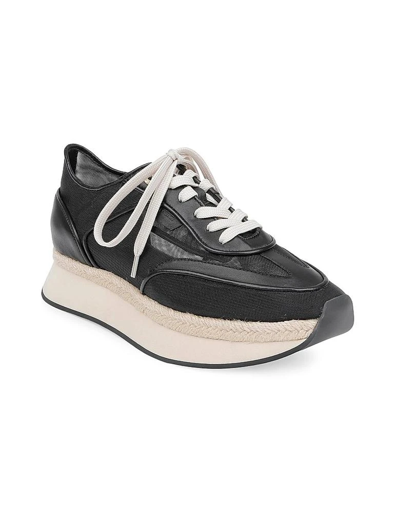 L'Agence Iris Mesh & Leather Platform Sneakers 2