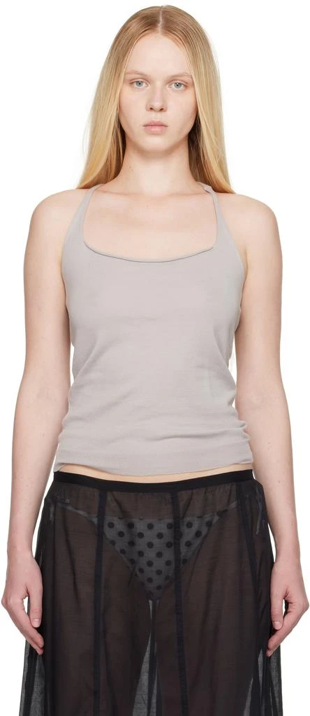 Paloma Wool Gray Nomi Top 1