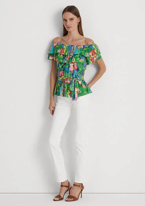 Ralph Lauren Ralph Lauren Floral Jersey Off The Shoulder Top 4