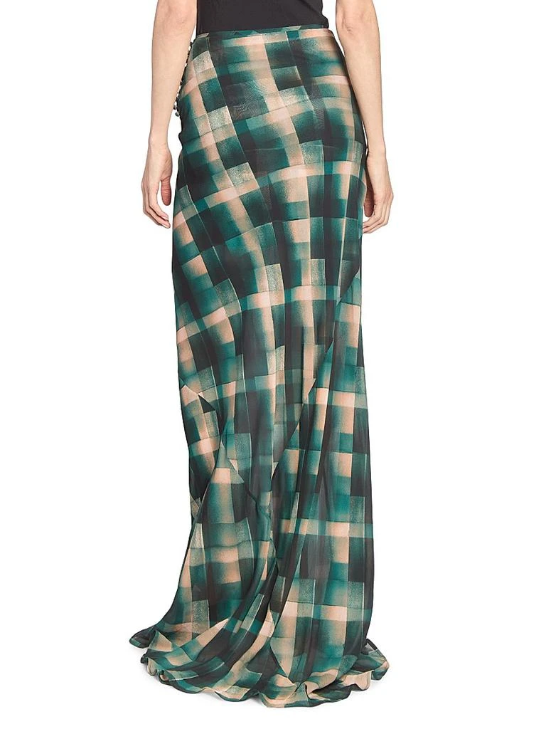 Dries Van Noten Smila Check Bias Maxi Skirt 5