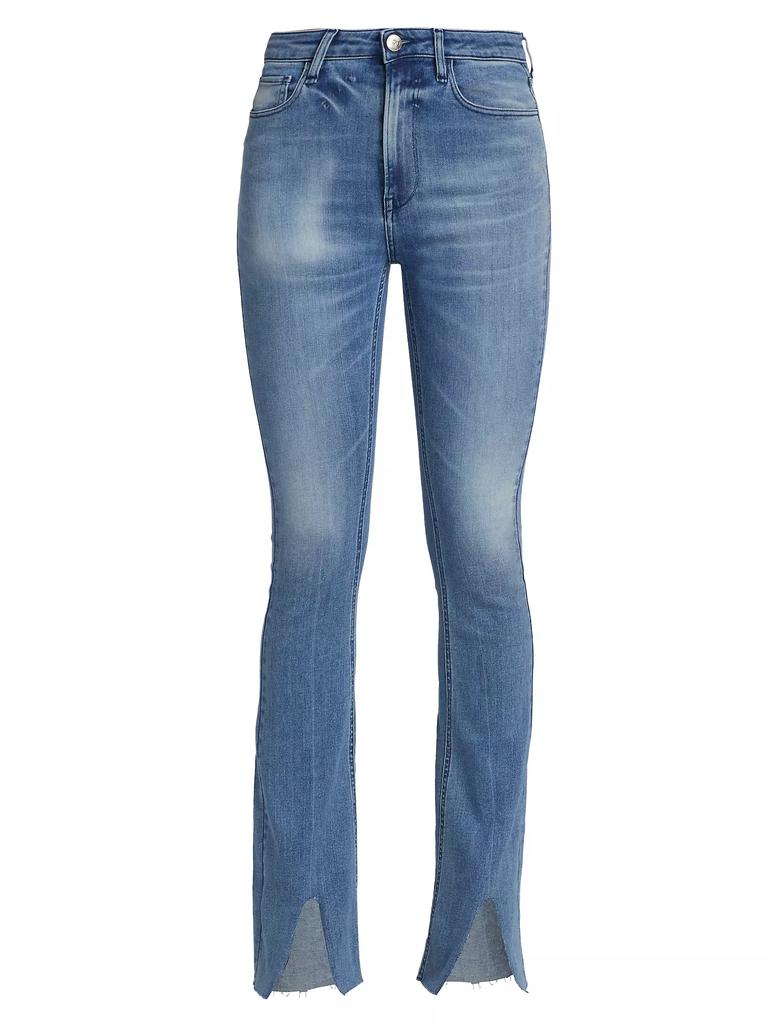 3x1 Maya High-Rise Straight-Leg Split Jeans