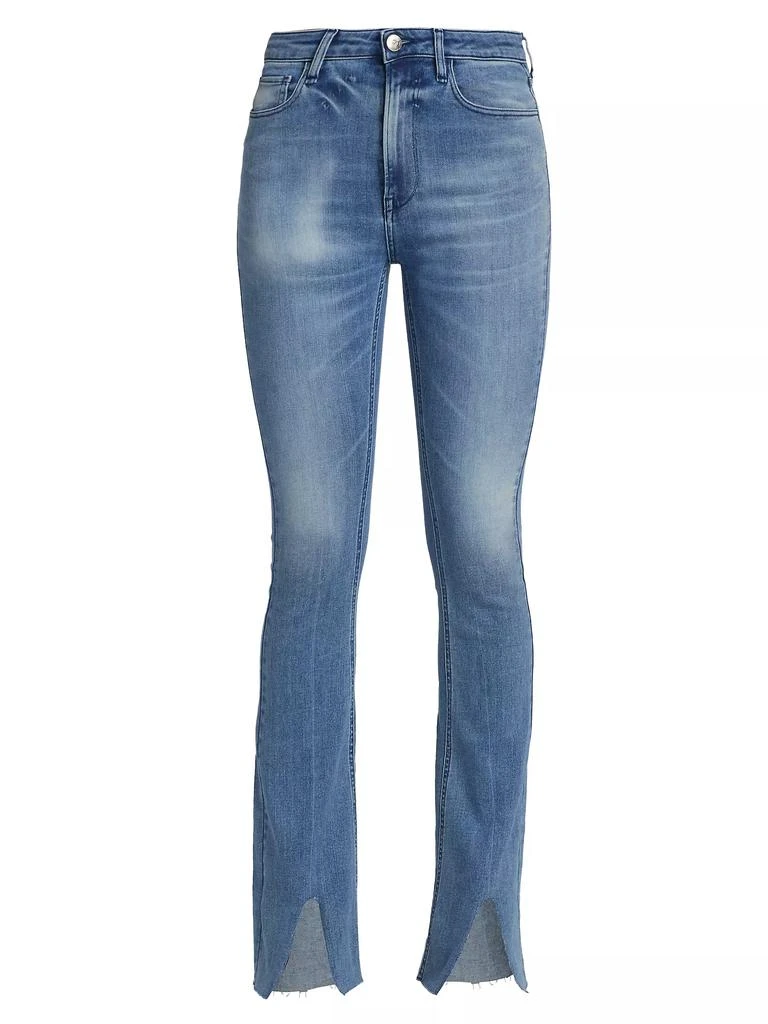 3x1 Maya High-Rise Straight-Leg Split Jeans 1