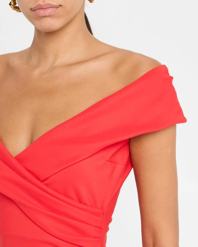 Chiara Boni Nagab Off-Shoulder Bodycon Midi Dress 5