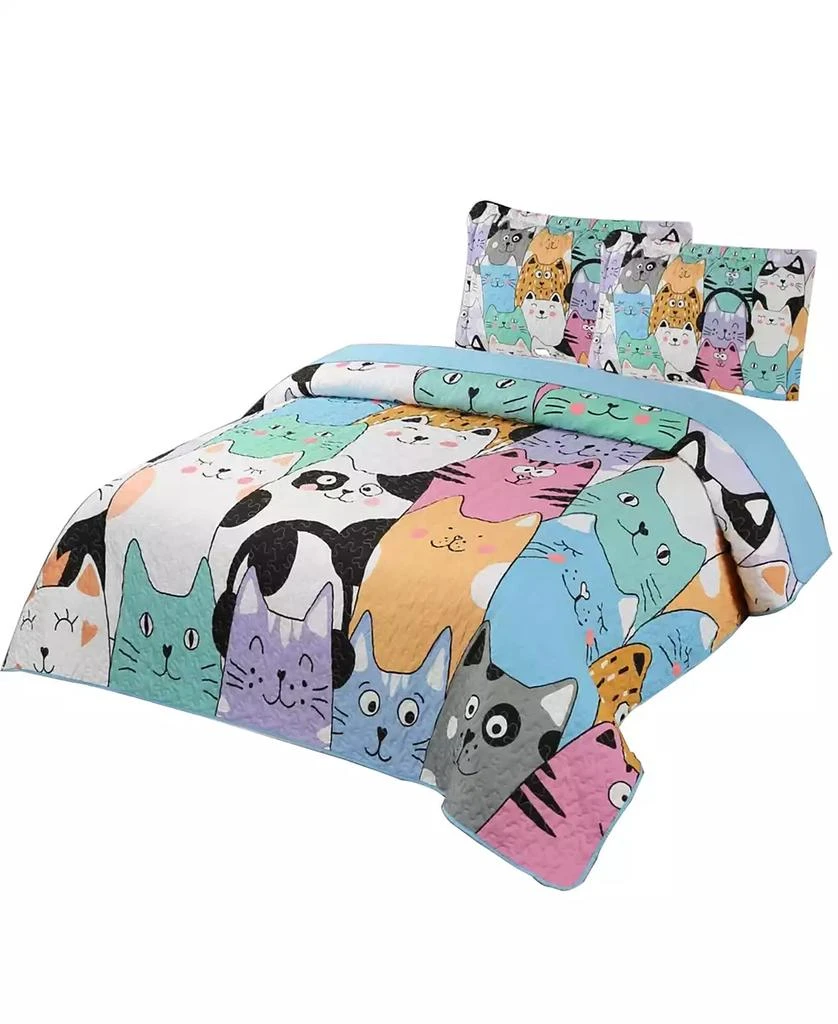 MarCielo Kids Girls Quilt Set Bedspread Coverlet Set