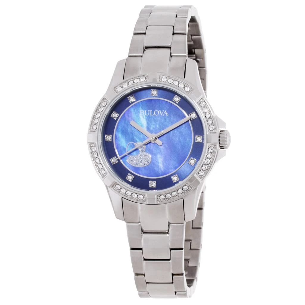 Bulova Bulova Classic Quartz Blue Mother of Pearl Dial Ladies Watch 96L238