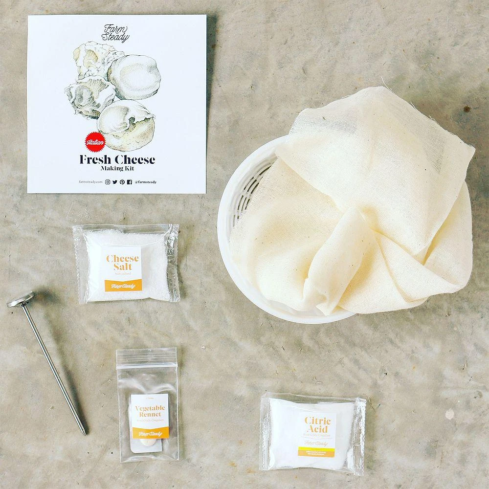 FarmSteady Brooklyn Brew Shop Fresh Italian Cheese Making Kit 2
