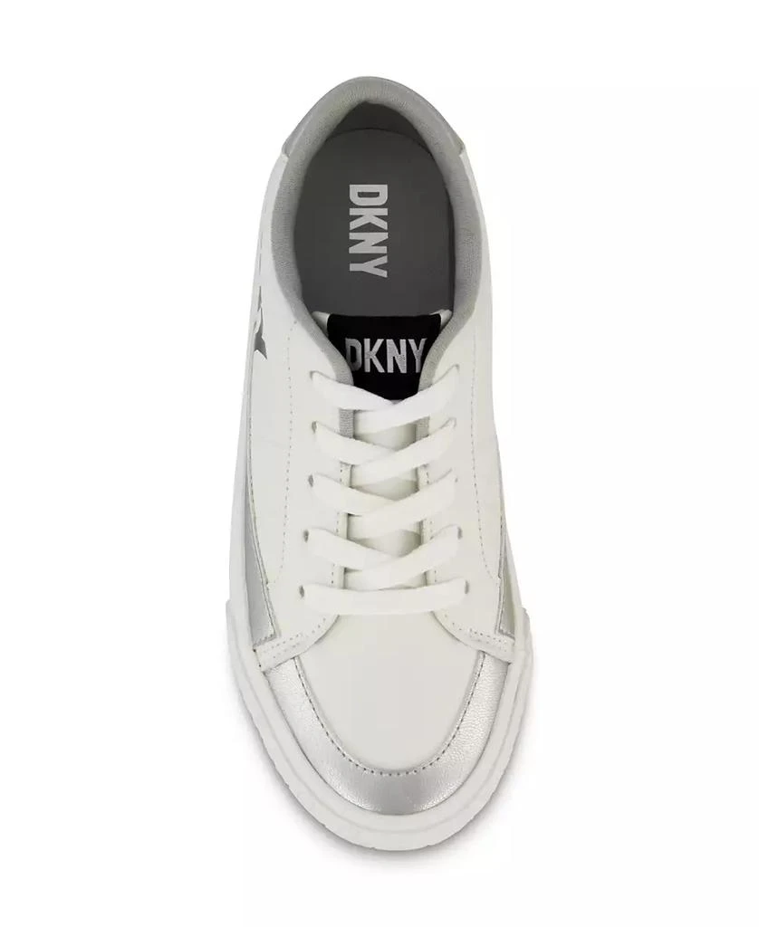 DKNY Little and Big Girls Hannah Marabel Lace Up Low Top Sneakers 4