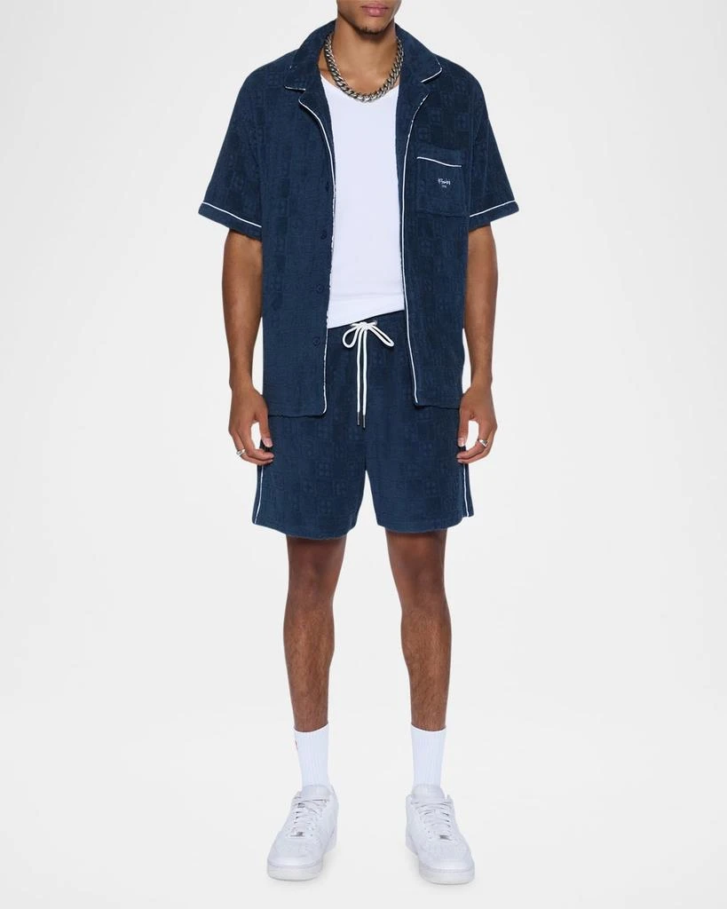 Ksubi Men's Terry Jacquard Drawstring Lounge Shorts 2