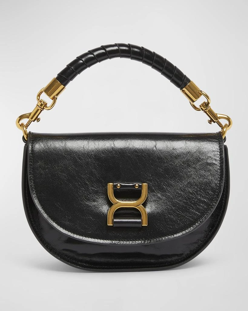 Chloé Marcie Flap Crossbody Bag in Shiny Calfskin 1