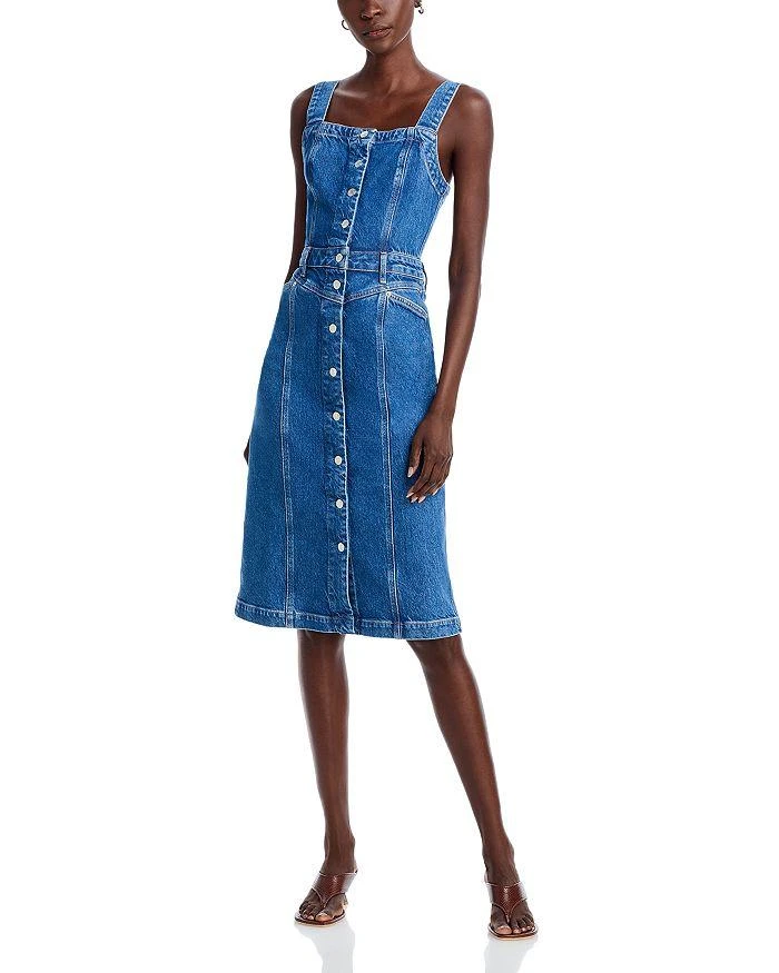 Rails Malibu Square Neck Denim Dress 1