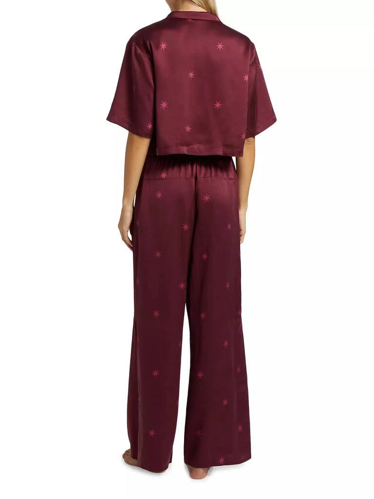 Lunya Washable Silk High-Rise Pants 2-Piece Pajama Set 5