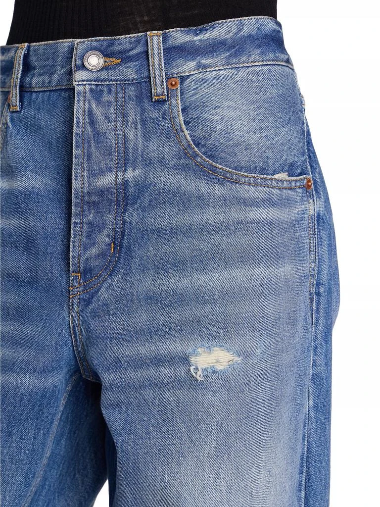 Yves Saint Laurent Long Extreme Baggy Jeans In Denim 6