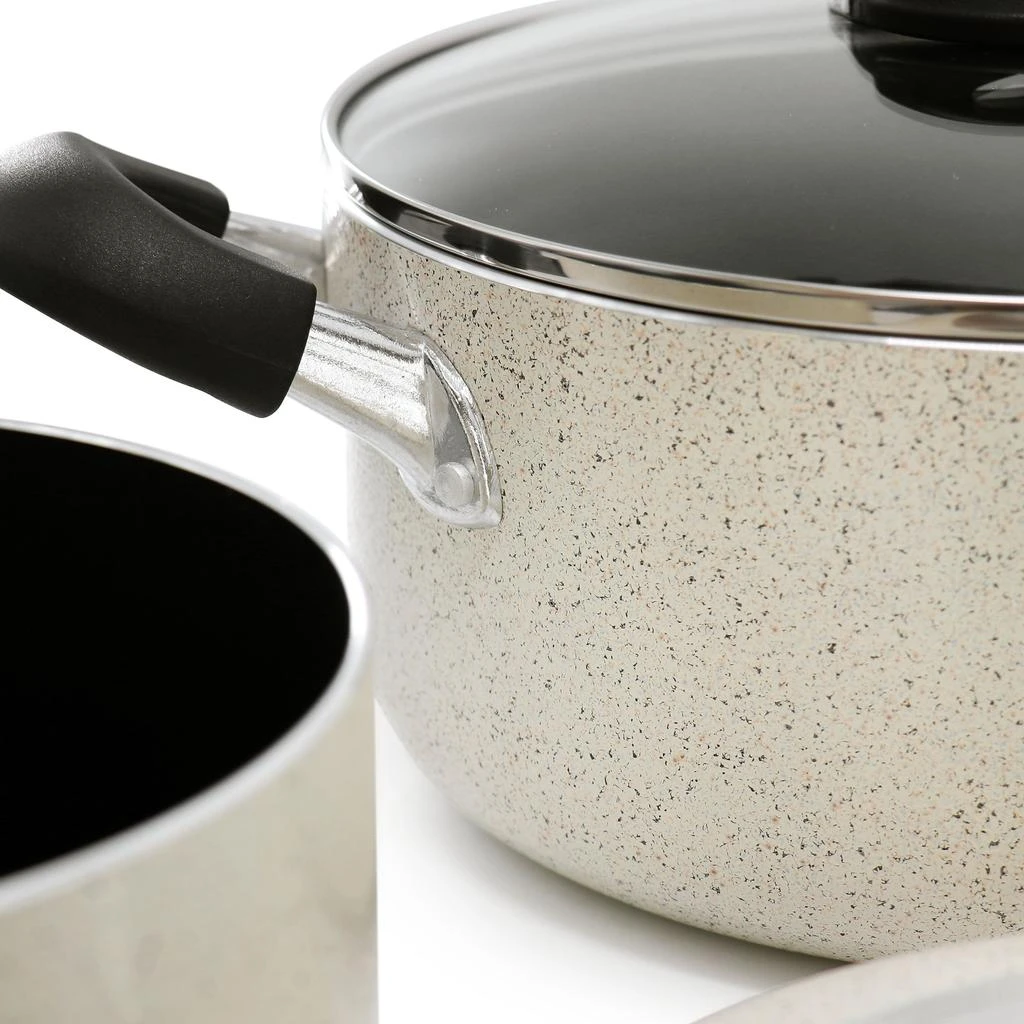 Oster Clairborne 7 Piece Nonstick Aluminum Cookware and Kitchen Tool Set in Linen 6