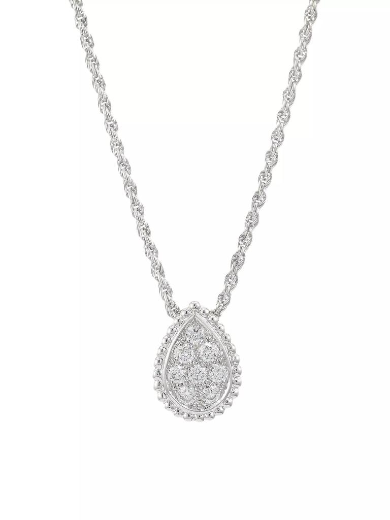 Boucheron Serpent Boheme 18K White Gold &amp; Diamond Teardrop Necklace