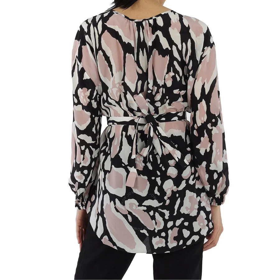 Roberto Cavalli Roberto Cavalli Ladies Macro Lynx Print Tunic Silk Top, Brand Size 38 (US Size 4) 3