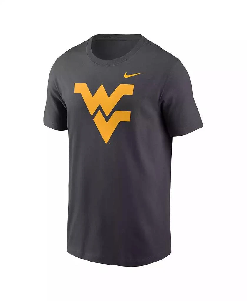 NIKE Men's Anthracite West Virginia Mountaineers Primetime Evergreen Logo T-Shirt 3