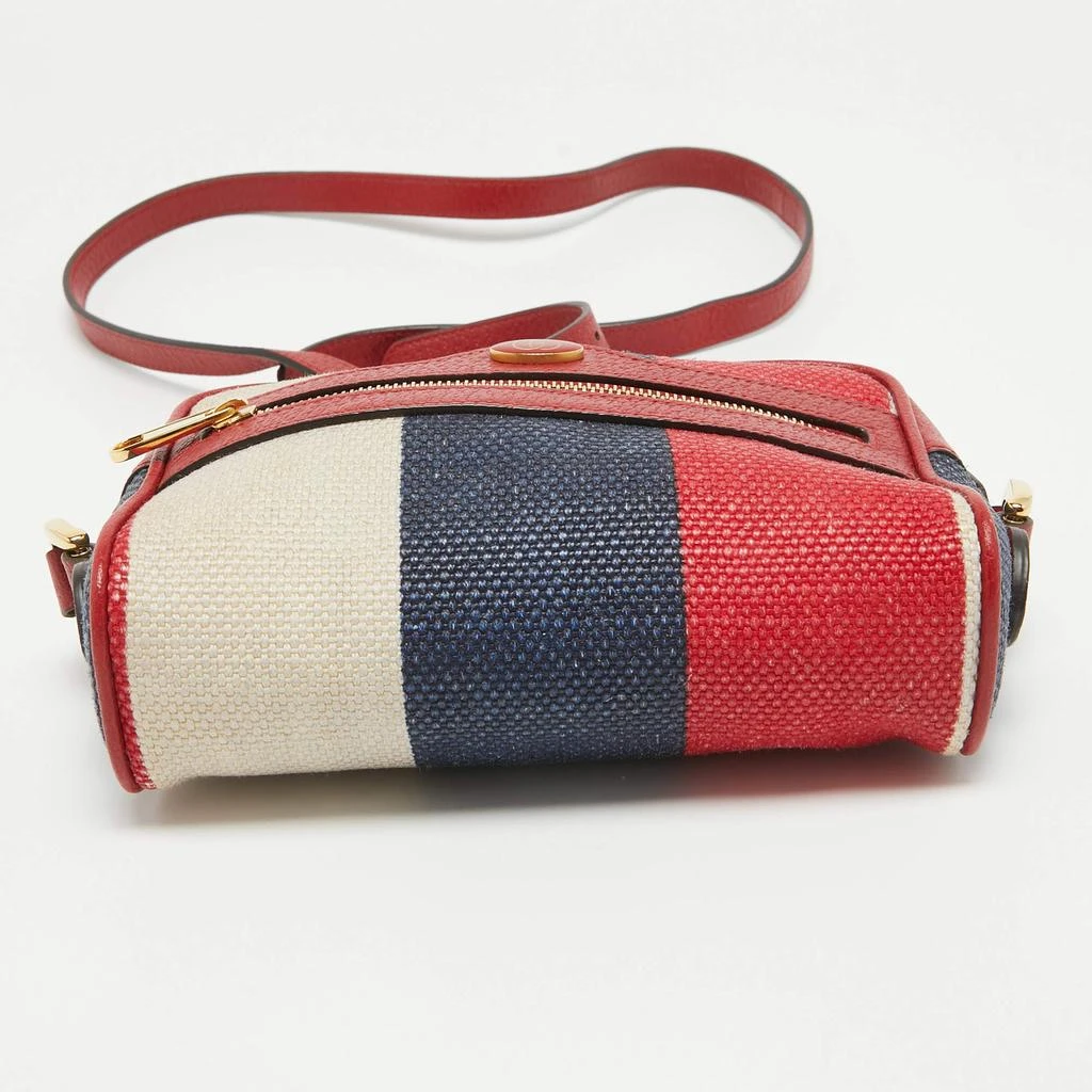 Gucci Gucci Multicolor Canvas and Leather Mini Ophidia Crossbody Bag 7