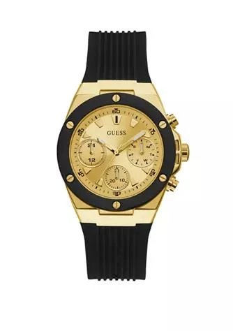 GUESS Black Gold Water Resistant Watch 1