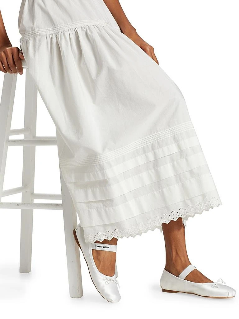DÔEN Sebastiane Tiered Cotton Maxi Skirt 6