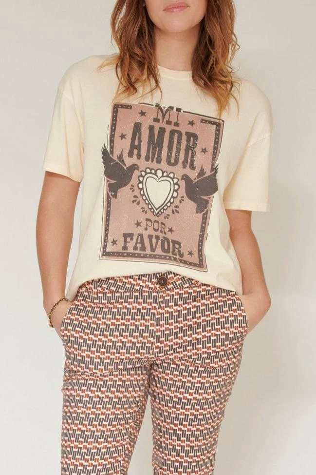 预计3周后发货 MKT Studio T-Shirt Tifiamo - Natural 1