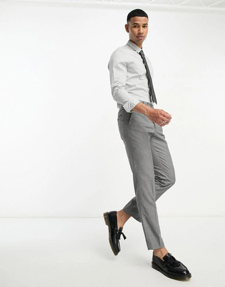 French Connection French Connection suit trousers in marine and grey check 4