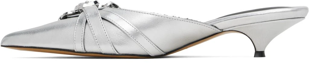 Marc Jacobs Silver 'The Emma' Kitten Heels 3