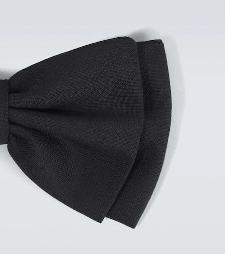 LARDINI Wool and mohair bow tie 6