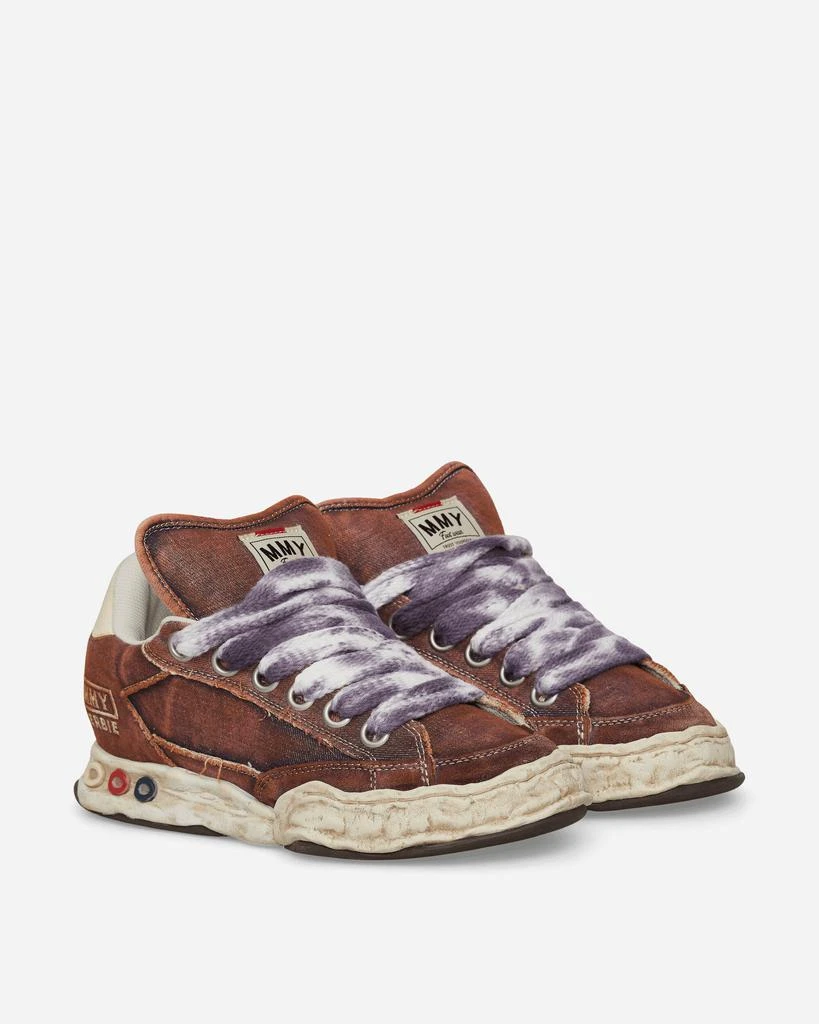 Maison MIHARA YASUHIRO Herbie OG Sole Puffer Canvas Low Sneakers Purple 2
