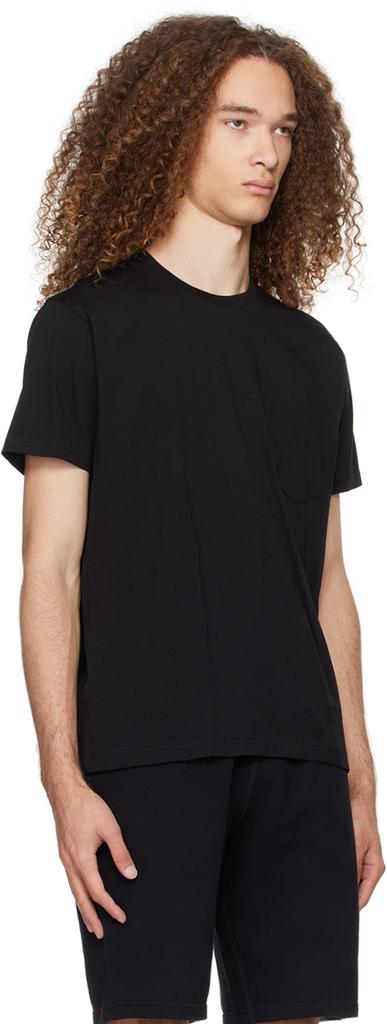 Sunspel Black Riviera T-Shirt