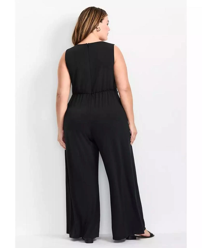 AVENUE Women's Plus Size Audrey Twist Front Jumpsuit 2