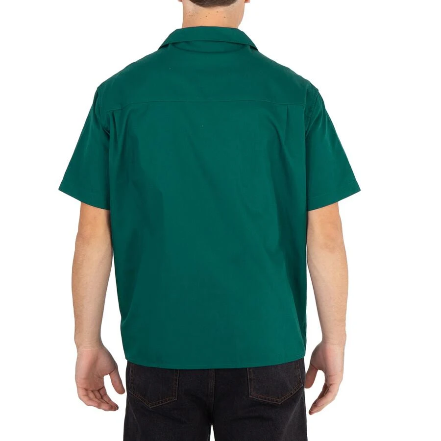 Drôle de Monsieur Forest Green La Chemise Brodee Shirt 3