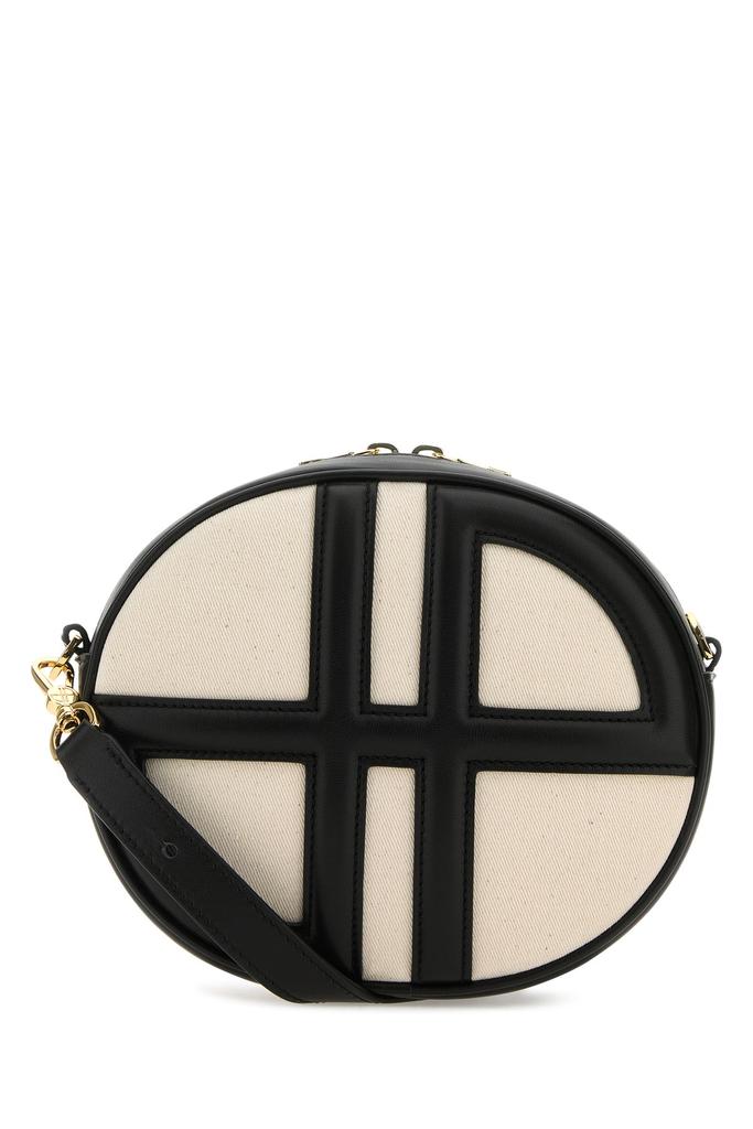 ショルダーバッグ・ポシェット PATOU TWO-TONE CANVAS AND LEATHER LE PATOU SHOULDER BAG PATOU Two-tone canvas and leather Le Patou shoulder bag