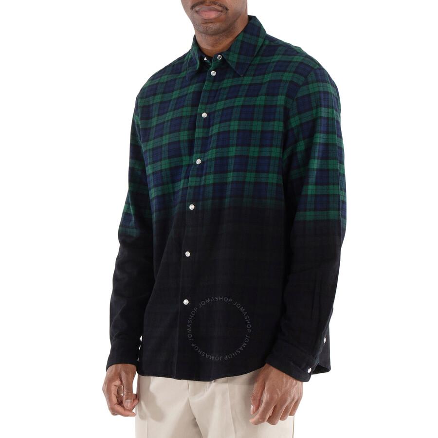 HOLZWEILER Men's Dk. Blue Mix Elja Dye Check Shirt