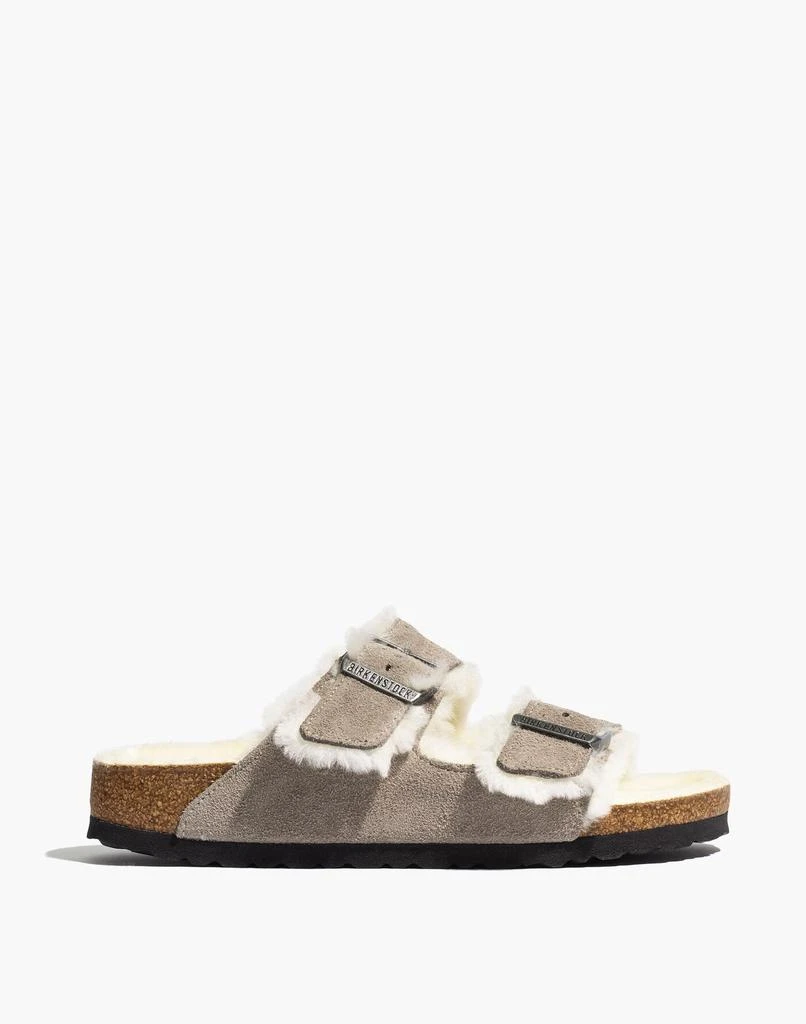 Birkenstock Suede Arizona Sandals in Shearling 2