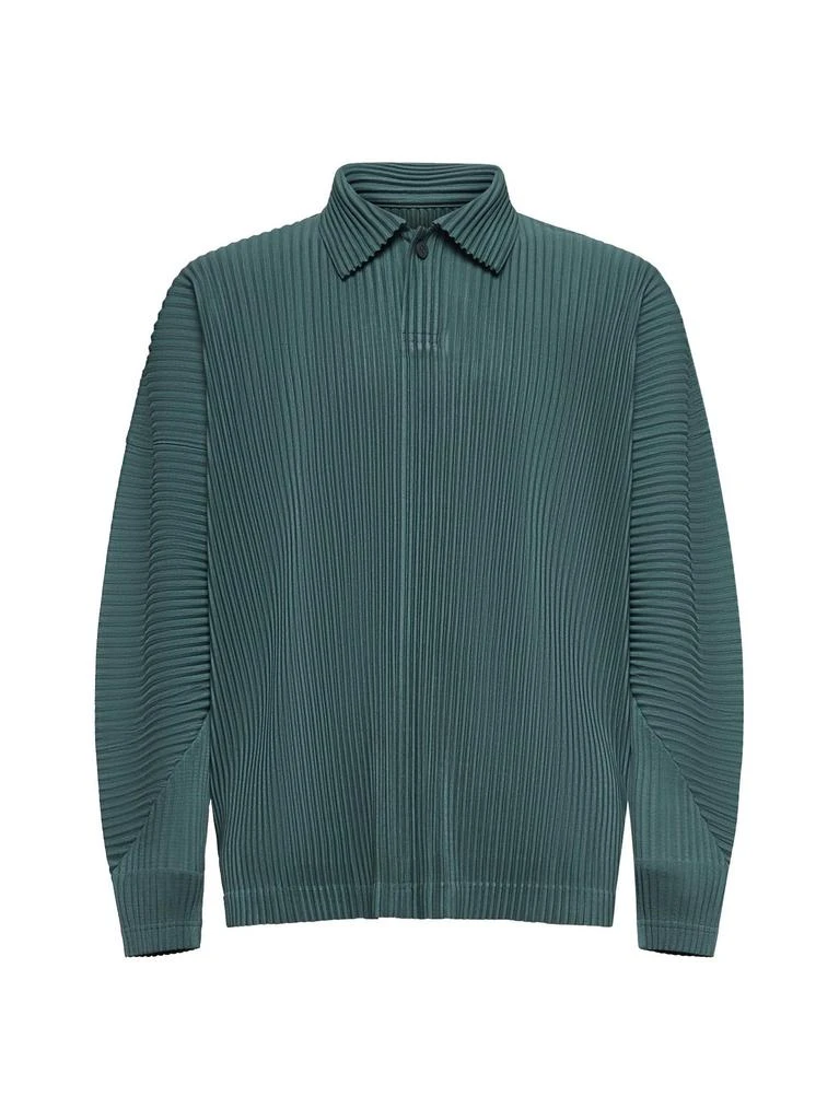 Homme Plissé Issey Miyake Homme Plissé Issey Miyake MC October Pleated Polo Shirt 1