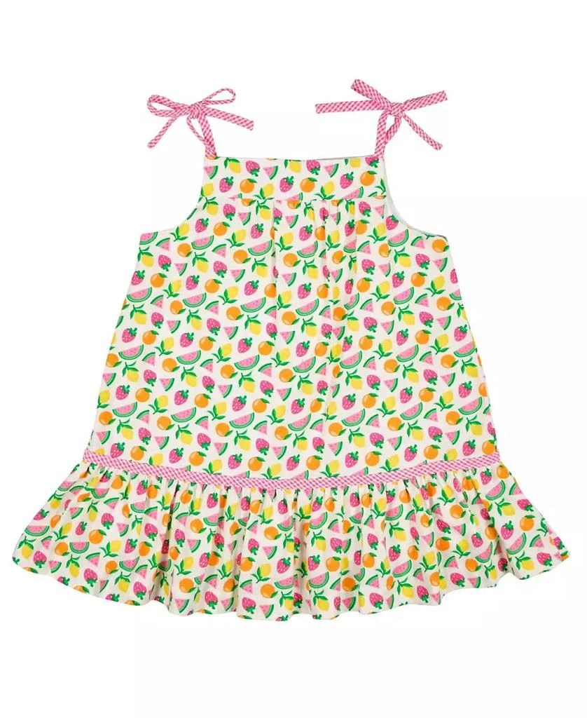 Florence Eiseman Toddler Girls Printed Seersucker Dress With Fruit 2