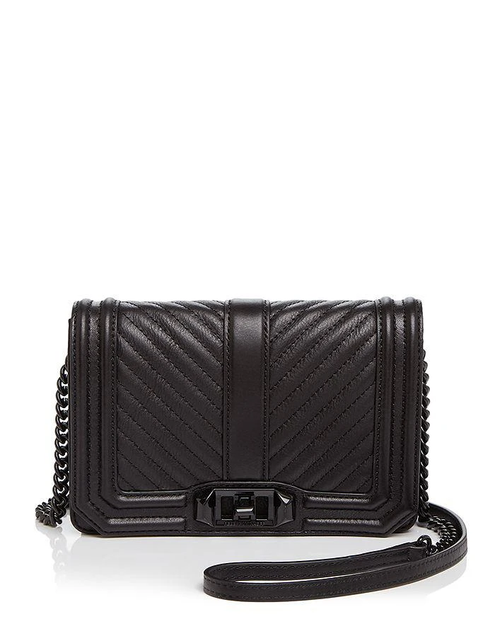 Rebecca Minkoff Love Chevron Quilt Small Leather Crossbody 1
