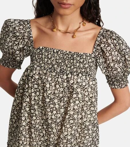 Tory Burch Floral smocked minidress 4