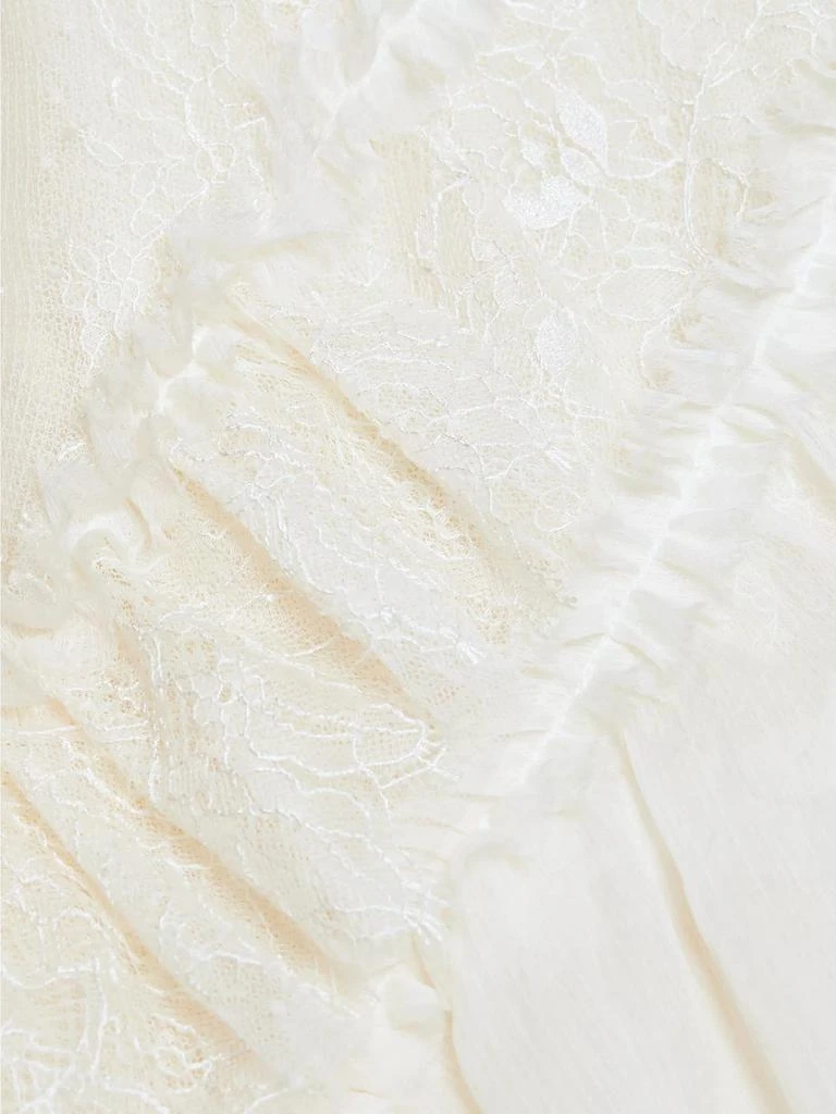 LOVESHACKFANCY Amberleigh Lace Ruffle Minidress 7