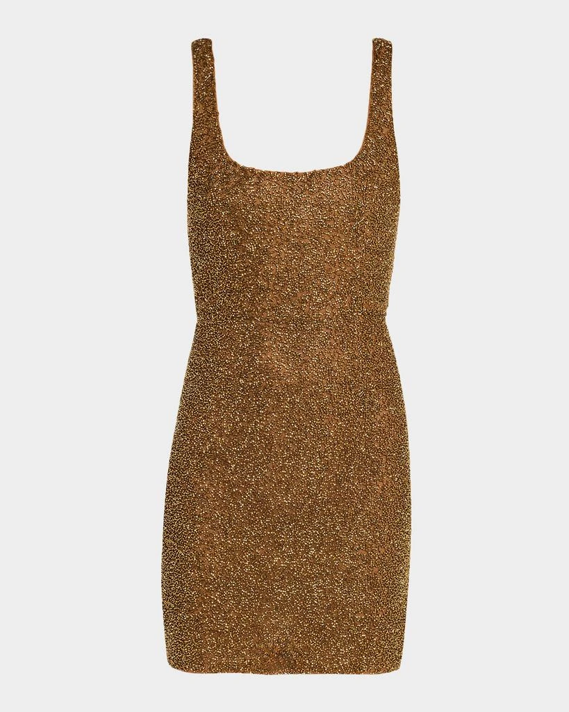 L'AGENCE Inori Beaded Mini Dress In Black L'AGENCE Inori Beaded Mini Dress In Black