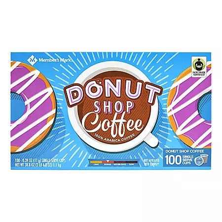 Member's Mark Member’s Mark Donut Shop Medium Roast Coffee Pods, 100 ct.