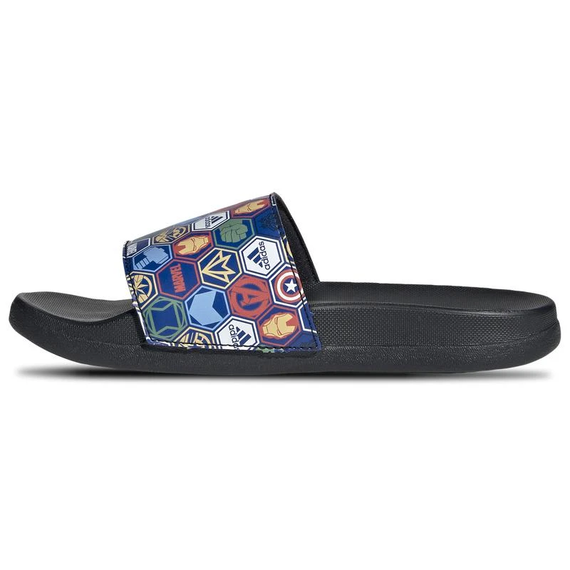 adidas adidas Adilette Comfort x Marvel Slides - Boys' Preschool 2